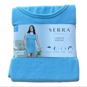 NWT SERRA Women Ladies‎ Summer Shift Dress with pockets Size S